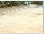 【真砂土舗装の手順10】　芦屋・神戸市・兵庫で外構工事・エクステリア・デザイン・ガーデニング・造園・企画・設計は「赤木庭園」へ。