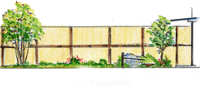【デザイン例2 詳細】　芦屋・神戸市・兵庫で外構工事・エクステリア・デザイン・ガーデニング・造園・企画・設計は「芦屋ガーデン工房」へ。